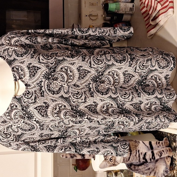D womens Croft & Barrow stretch 3/4 sleeve plus size top 1X - Picture 1 of 3